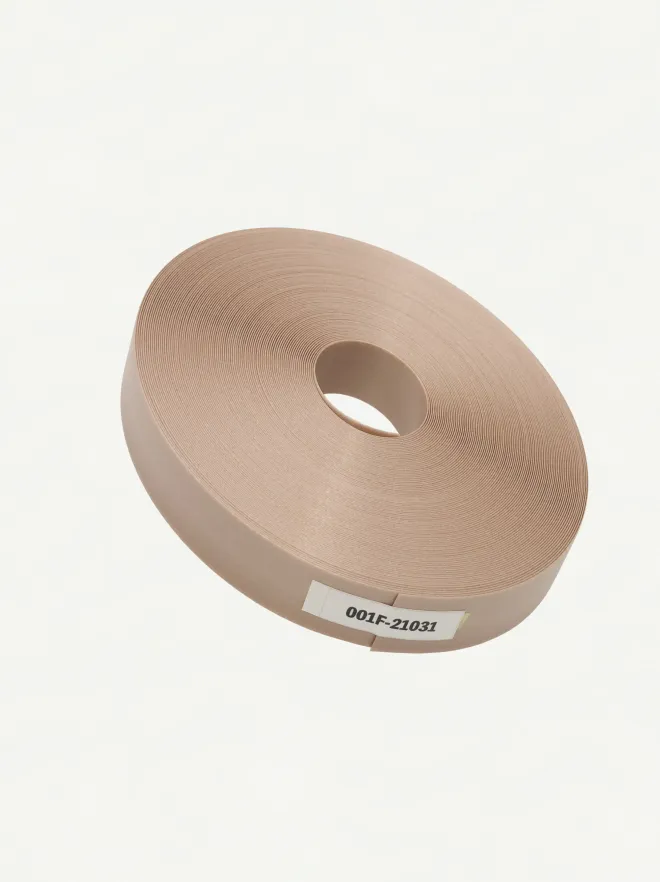 Fortuna Pearl Walnut Beige 21mm | Front View-001 | PP Band for Crafting | Alaudae Japan