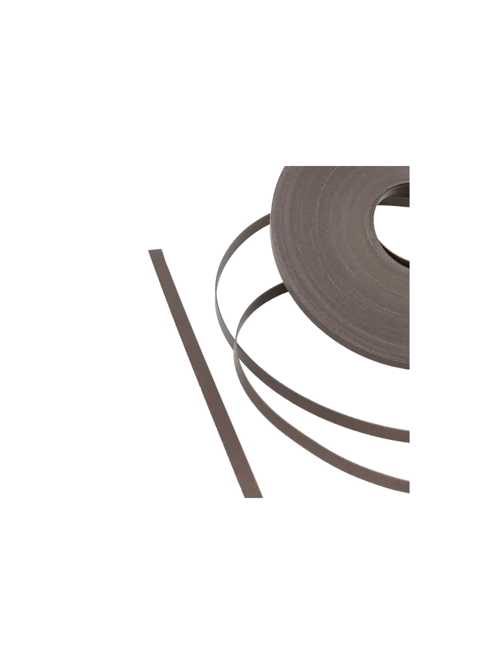 Close-up of 6mm PP Strap *Iron Black* - Texture and Pearl Luster Finish | store.alaudae.jp