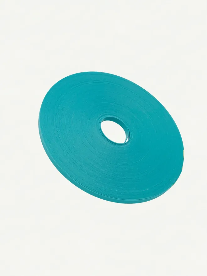 Fortuna Pearl Turquoise Blue 6mm | Cut Surface-001 | PP Band for Crafting | Alaudae Japan
