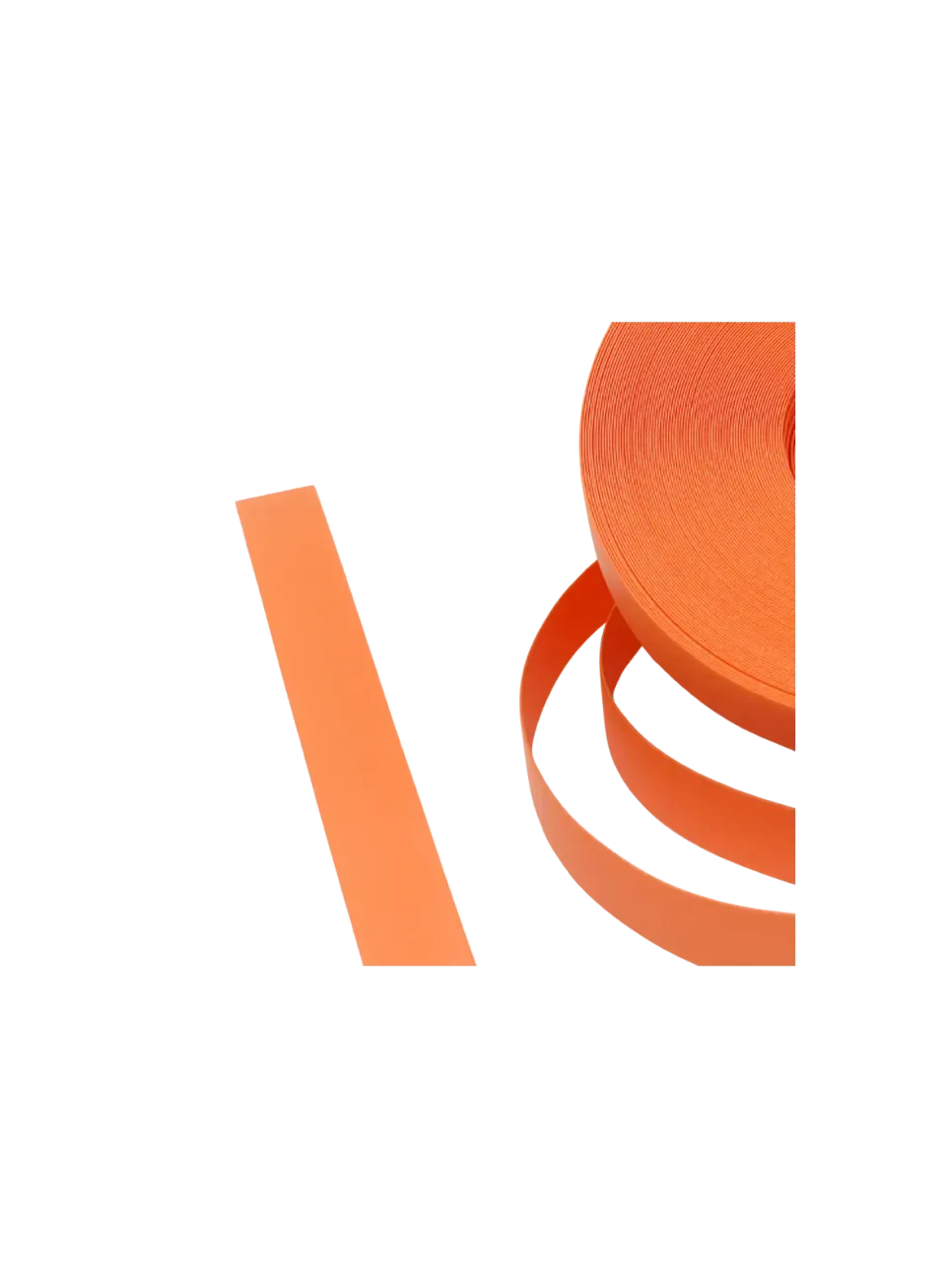 PPバンド21mm *だいだいいろ* テープの質感・厚み・光沢の確認 | store.alaudae.jp