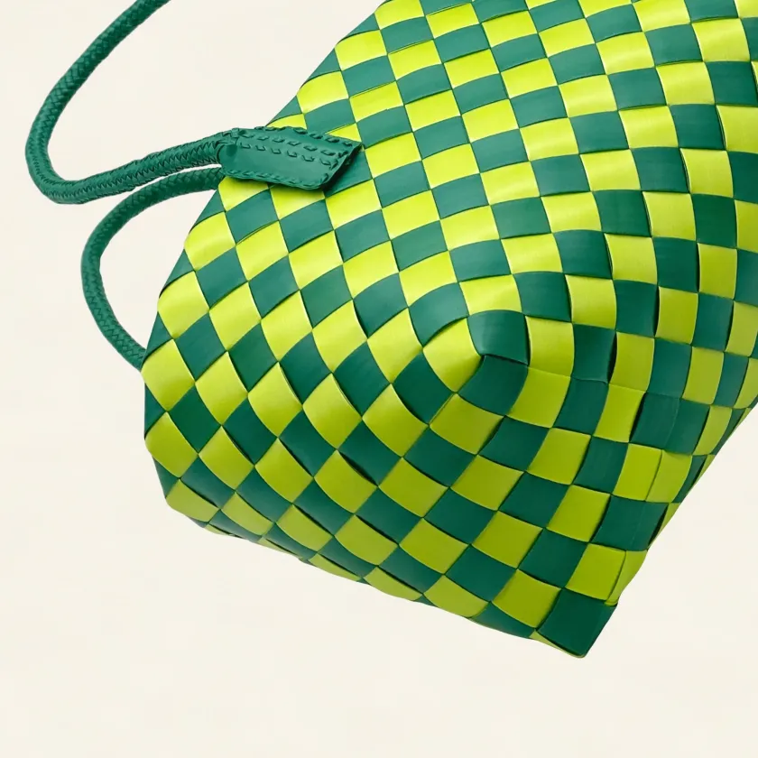 Prototype VII | Sap Green × Forest Green | Diamond Lattice 6-Cell | Side-Lay-018 | PP Band Craft | Alaudae Japan