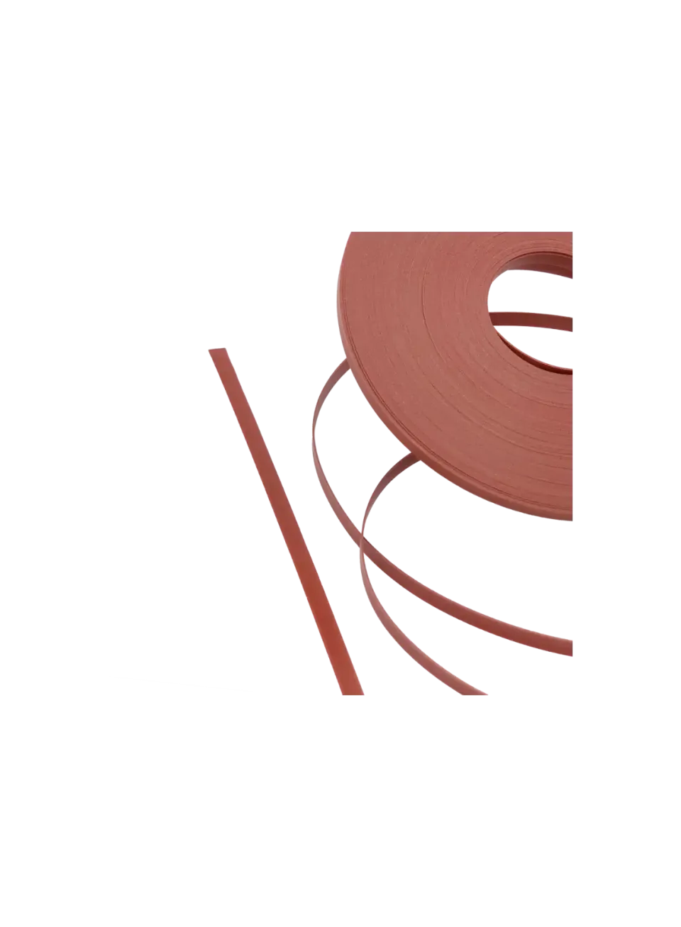 Close-up of 6mm PP Strap *Copper Brown* - Texture and Pearl Luster Finish | store.alaudae.jp