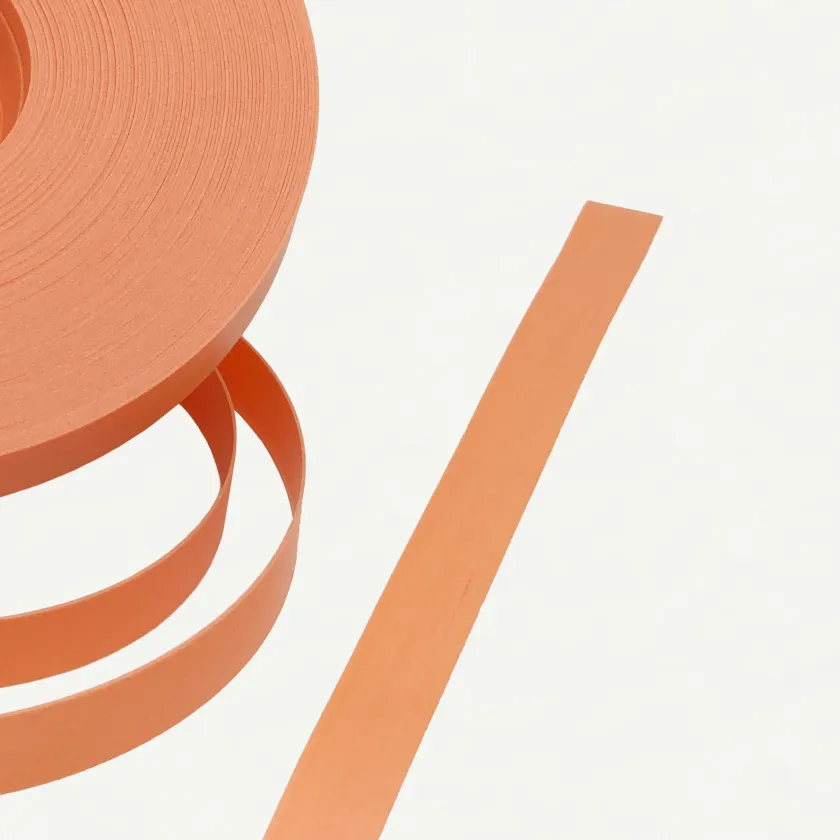 Fortuna Pearl Persimmon Orange 15mm | Texture-002 | PP Band for Crafting | Alaudae Japan