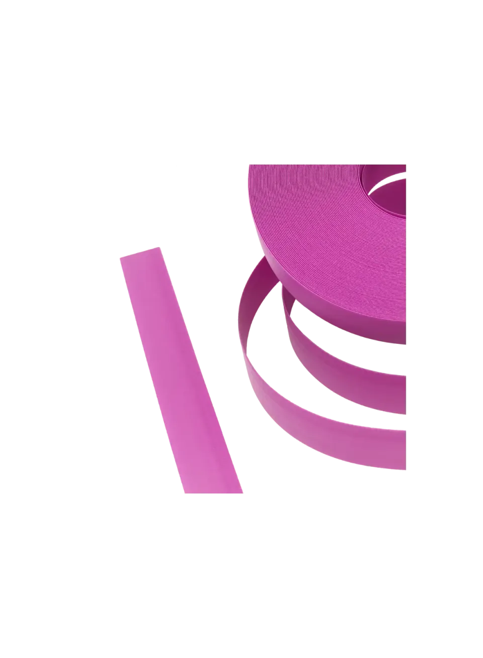 PPバンド21mm *ぼたんいろ* テープの質感・厚み・光沢の確認 | store.alaudae.jp