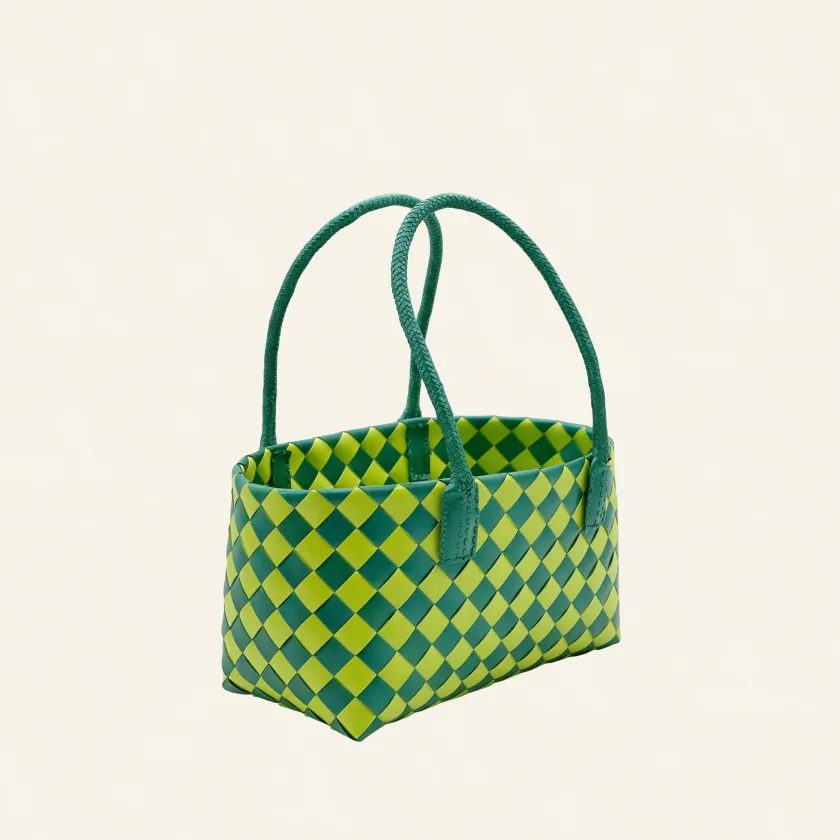 Prototype VII | Sap Green × Forest Green | Diamond Lattice 6-Cell | Angle-009 | PP Band Craft | Alaudae Japan