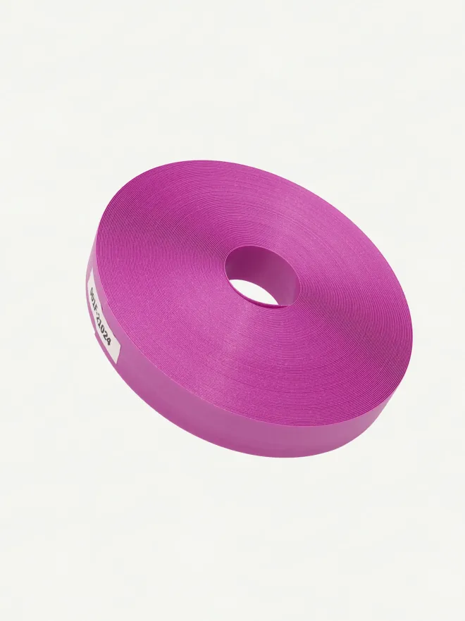 Fortuna Pearl Peony Pink 21mm | Front View-001 | PP Band for Crafting | Alaudae Japan