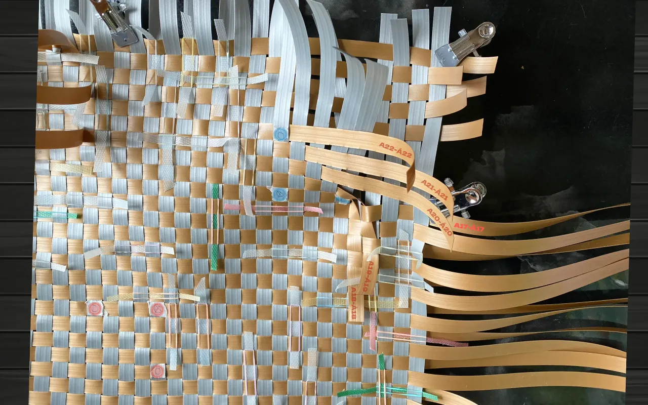 横素材組み込み手順:二本目