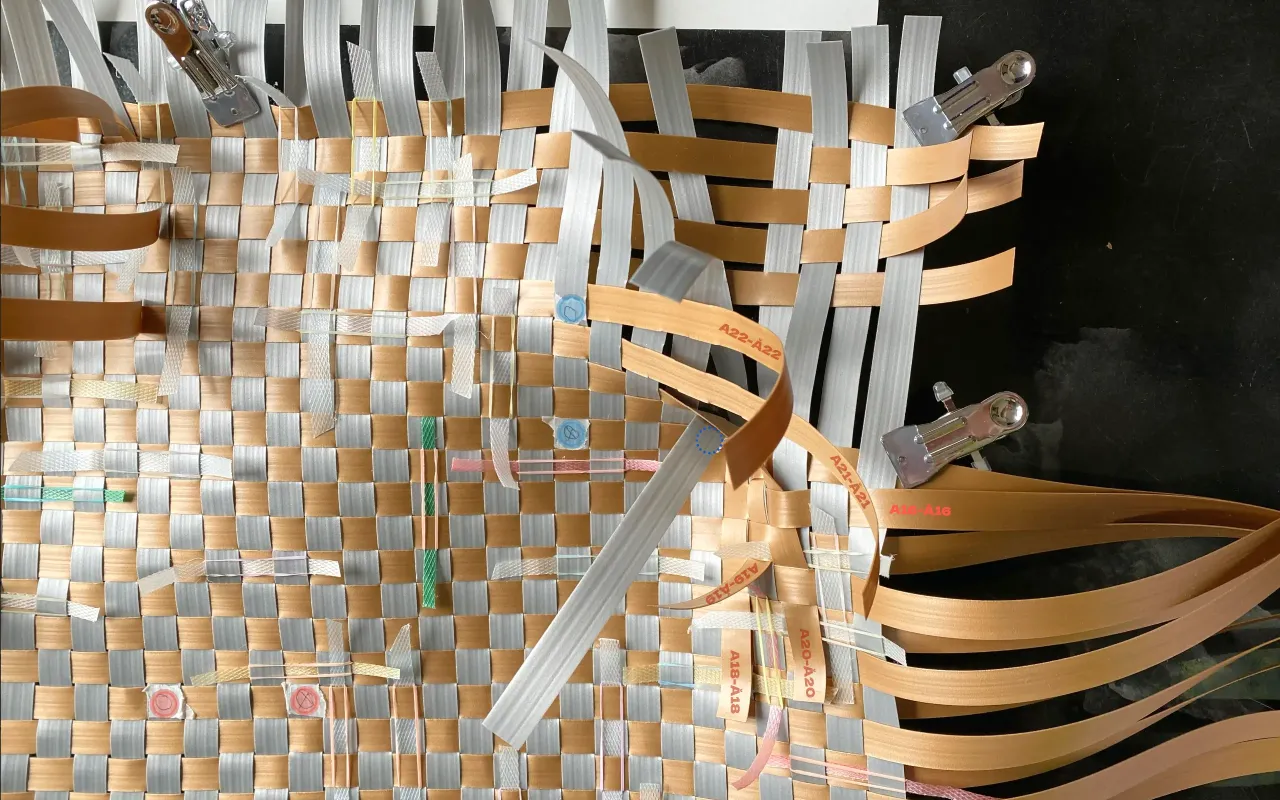 横素材組み込み手順:三本目