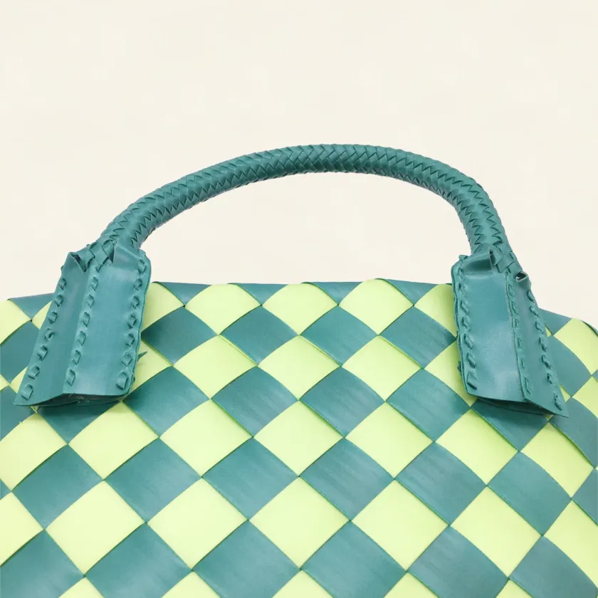 Prototype VII | Sap Green × Forest Green | Diamond Lattice 12-Cell | Side-Lay-017 | PP Band Craft | Alaudae Japan