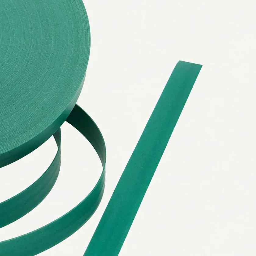 Fortuna Pearl Forest Green 15mm | Texture-002 | PP Band for Crafting | Alaudae Japan