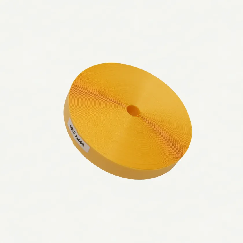 Fortuna Pearl Bright Yellow 21mm | Front View-001 | PP Band for Crafting | Alaudae Japan