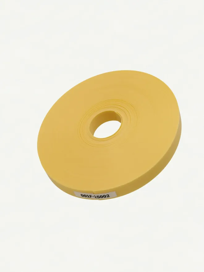 Fortuna Pearl Light Ochre 15mm | Cut Surface-001 | PP Band for Crafting | Alaudae Japan
