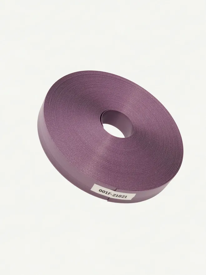 Fortuna Pearl Charcoal Red 21mm | Front View-001 | PP Band for Crafting | Alaudae Japan