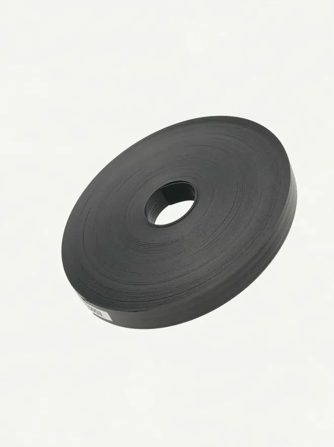 Fortuna Pearl Jet Black 15mm | Cut Surface-001 | PP Band for Crafting | Alaudae Japan