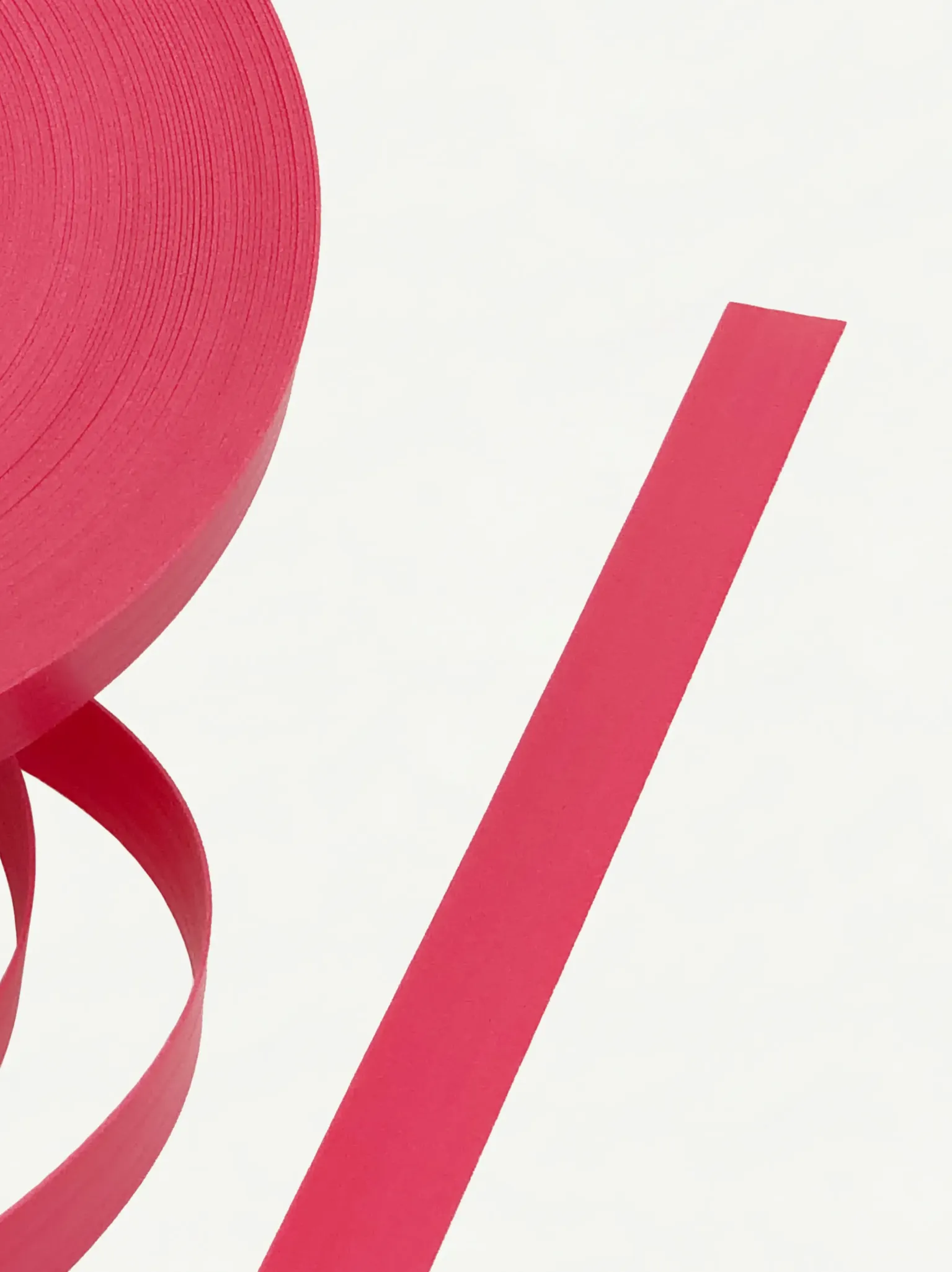 Fortuna Pearl True Red 15mm | Texture-002 | PP Band for Crafting | Alaudae Japan