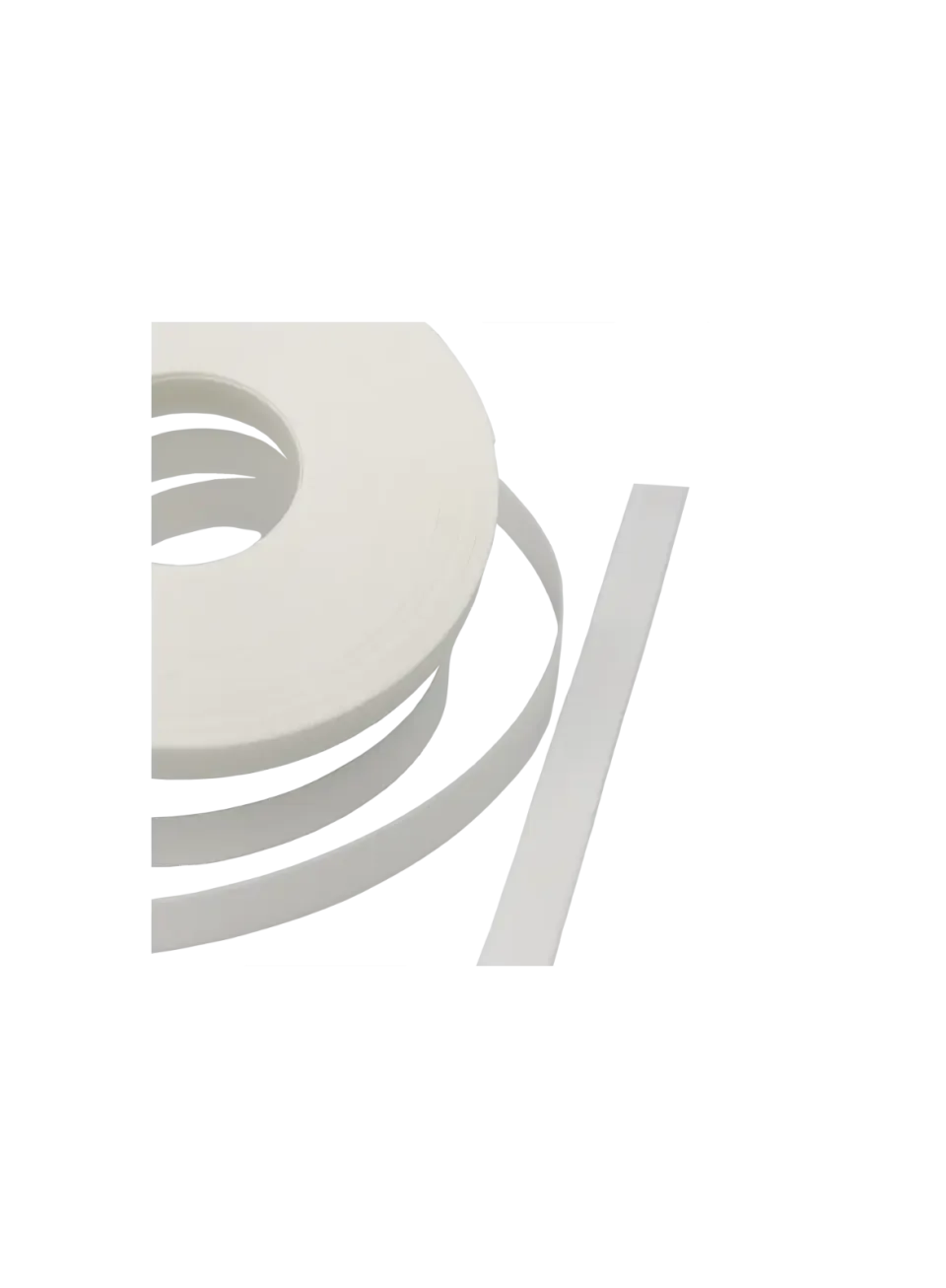 Close-up of 15mm PP Strap *Pure White* - Texture and Pearl Luster Finish | store.alaudae.jp