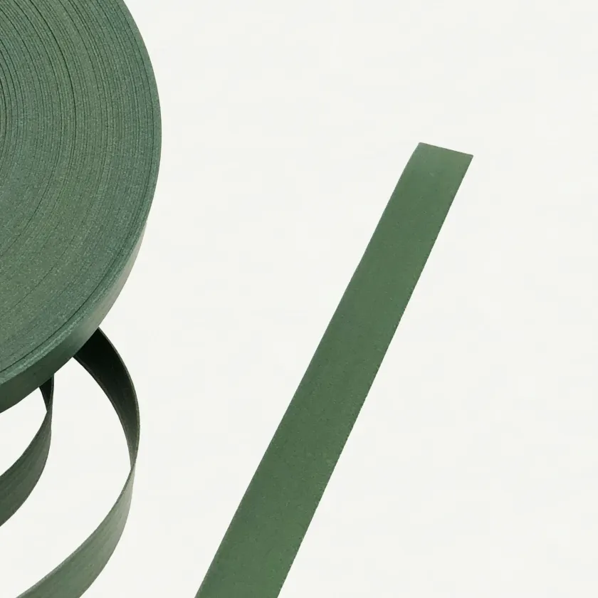 Fortuna Pearl Dark Pine Green 15mm | Texture-002 | PP Band for Crafting | Alaudae Japan