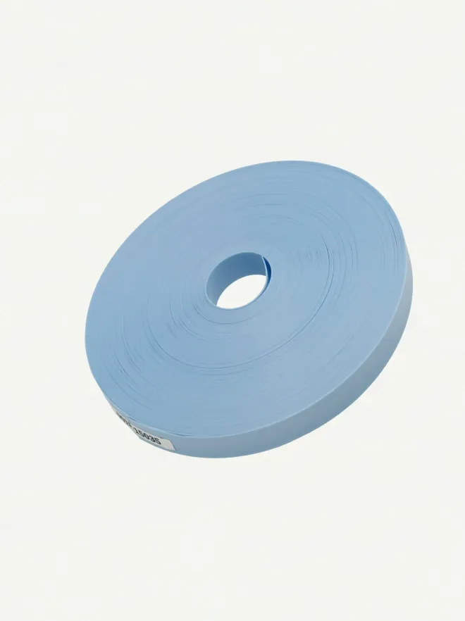 Fortuna Pearl Sky Blue 15mm | Cut Surface-001 | PP Band for Crafting | Alaudae Japan