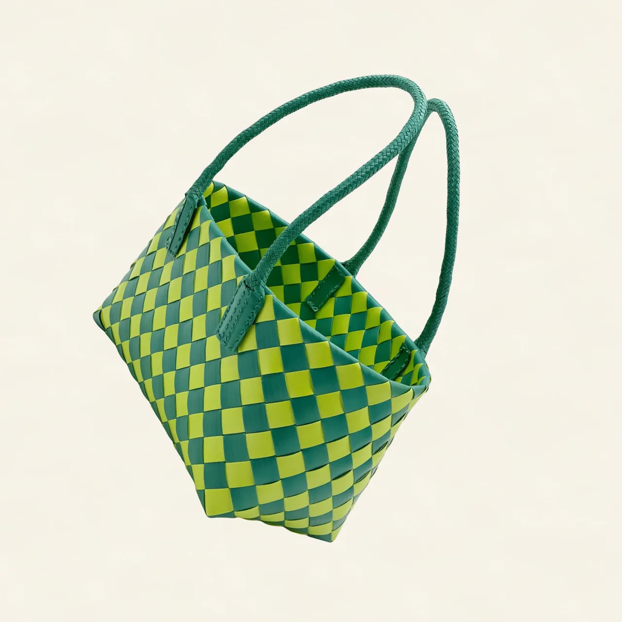 Prototype VII | Sap Green × Forest Green | Diamond Lattice 6-Cell | Side-004 | PP Band Craft | Alaudae Japan