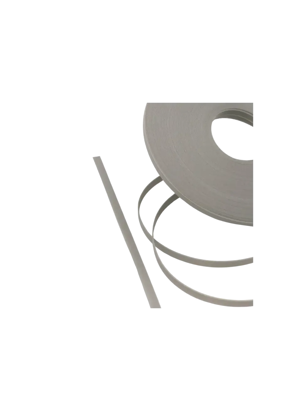 Close-up of 6mm PP Strap *Silver Grey* - Texture and Pearl Luster Finish | store.alaudae.jp