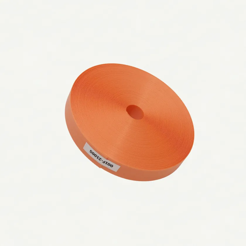 Fortuna Pearl Persimmon Orange 21mm | 27m Roll-003 | PP Band for Crafting | Alaudae Japan