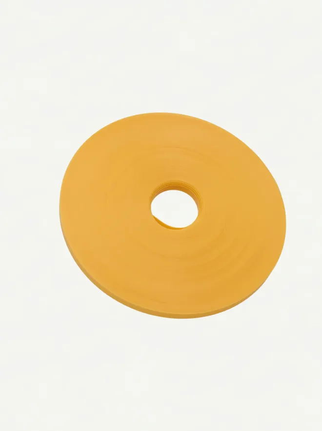 Fortuna Pearl Bright Yellow 6mm | Cut Surface-001 | PP Band for Crafting | Alaudae Japan