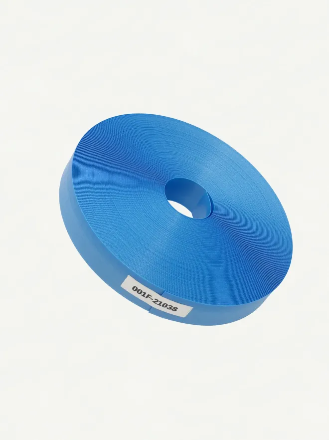 Fortuna Pearl Brilliant Blue 21mm | Front View-001 | PP Band for Crafting | Alaudae Japan