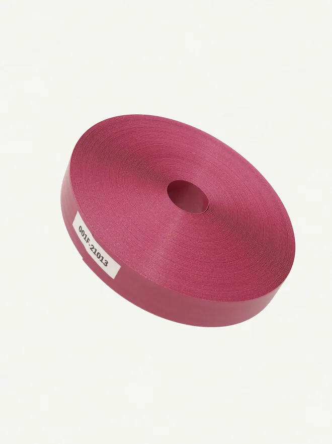 Fortuna Pearl Wine Red / Burgundy 21mm | Front View-001 | PP Band for Crafting | Alaudae Japan