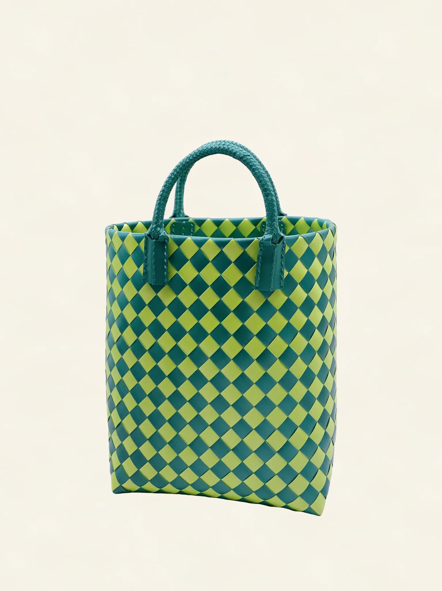Prototype VII | Sap Green × Forest Green | Diamond Lattice 12-Cell | Front-002 | PP Band Craft | Alaudae Japan
