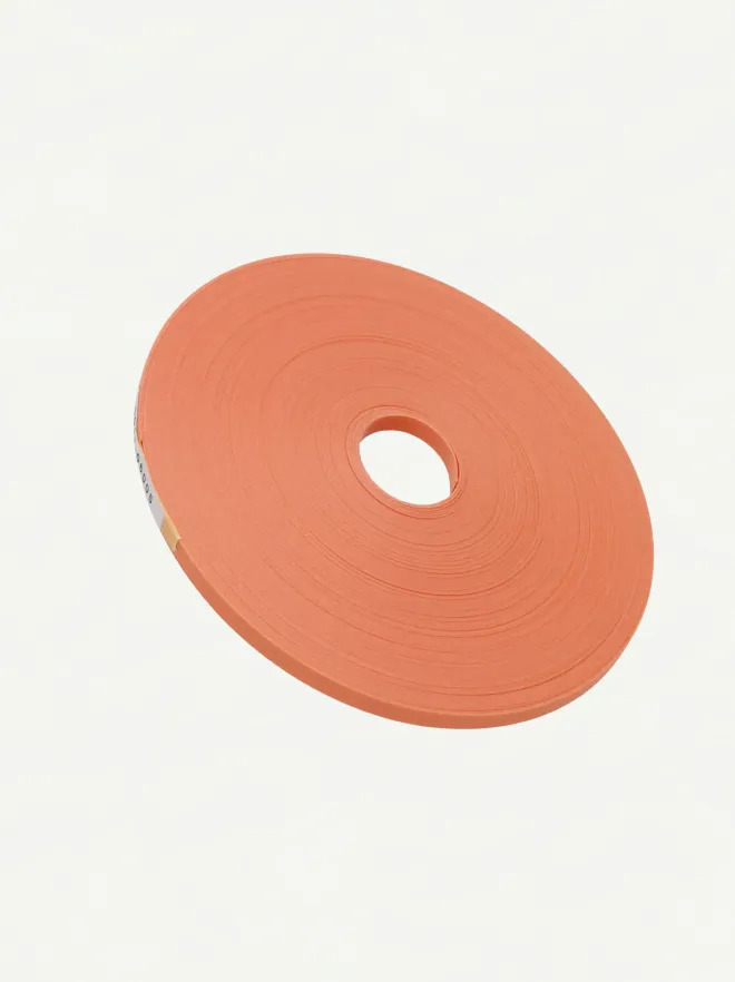 Fortuna Pearl Persimmon Orange 6mm | Cut Surface-001 | PP Band for Crafting | Alaudae Japan