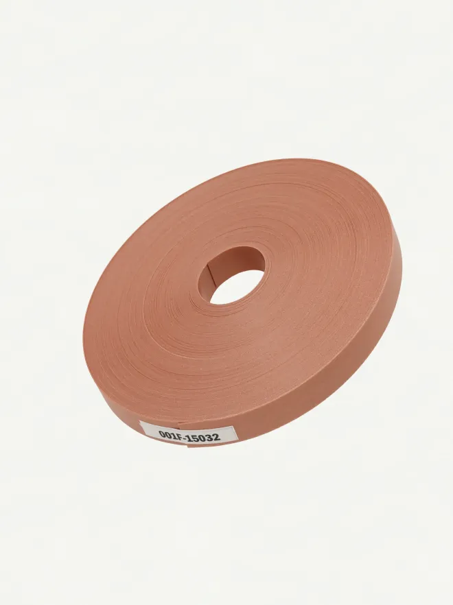 Fortuna Pearl Russet Brown 15mm | Cut Surface-001 | PP Band for Crafting | Alaudae Japan