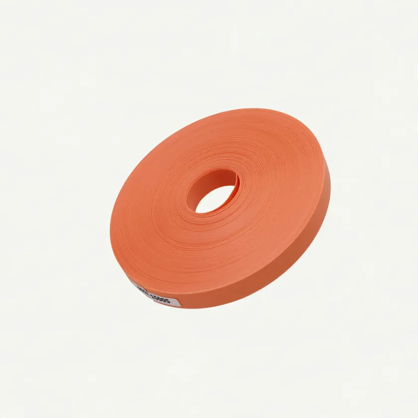 Fortuna Pearl Persimmon Orange 15mm | Cut Surface-001 | PP Band for Crafting | Alaudae Japan