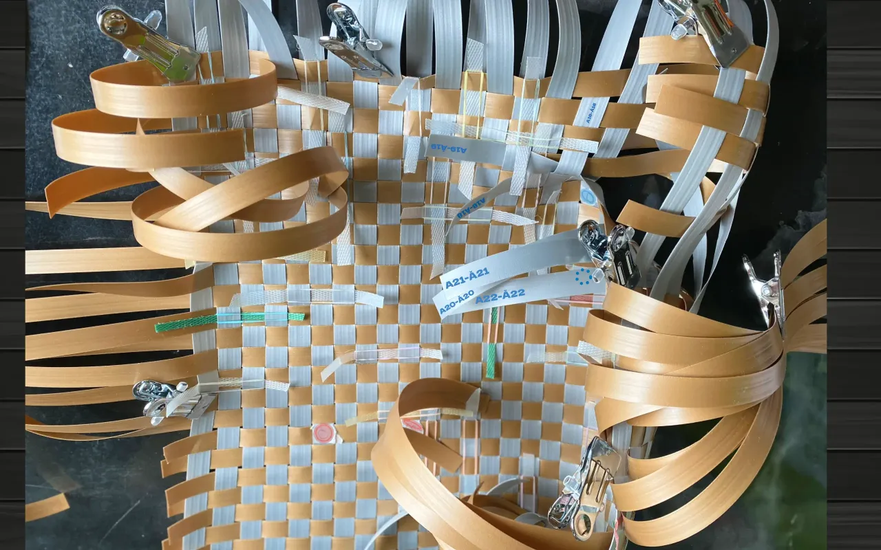 縦素材組み込み手順:二本目