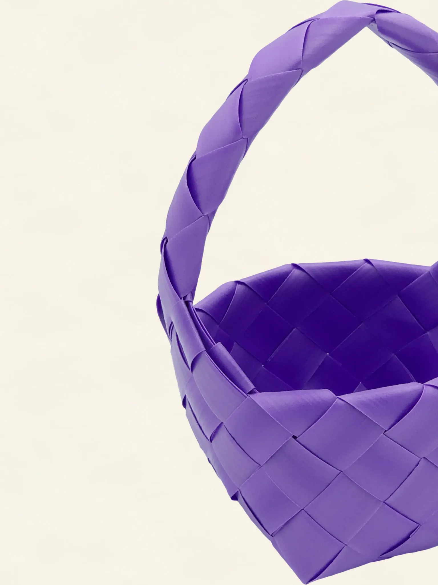 Prototype 4 | Royal Purple | Desk Organizer | with Handle | Angle-002 | PP Band Craft | Alaudae Japan