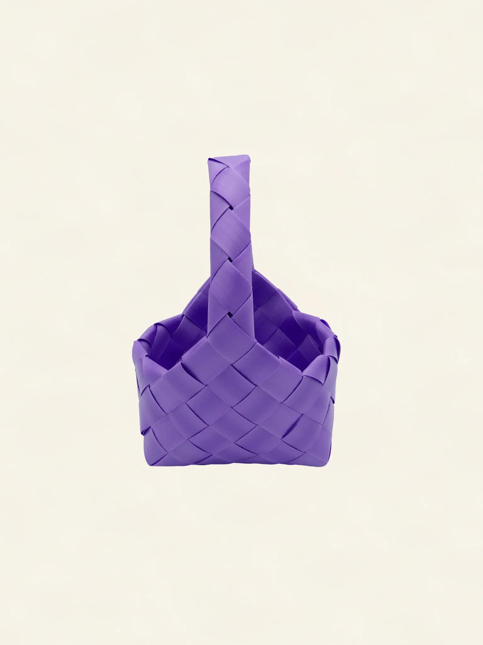 Prototype 4 | Royal Purple | Desk Organizer | with Handle | Side-003 | PP Band Craft | Alaudae Japan