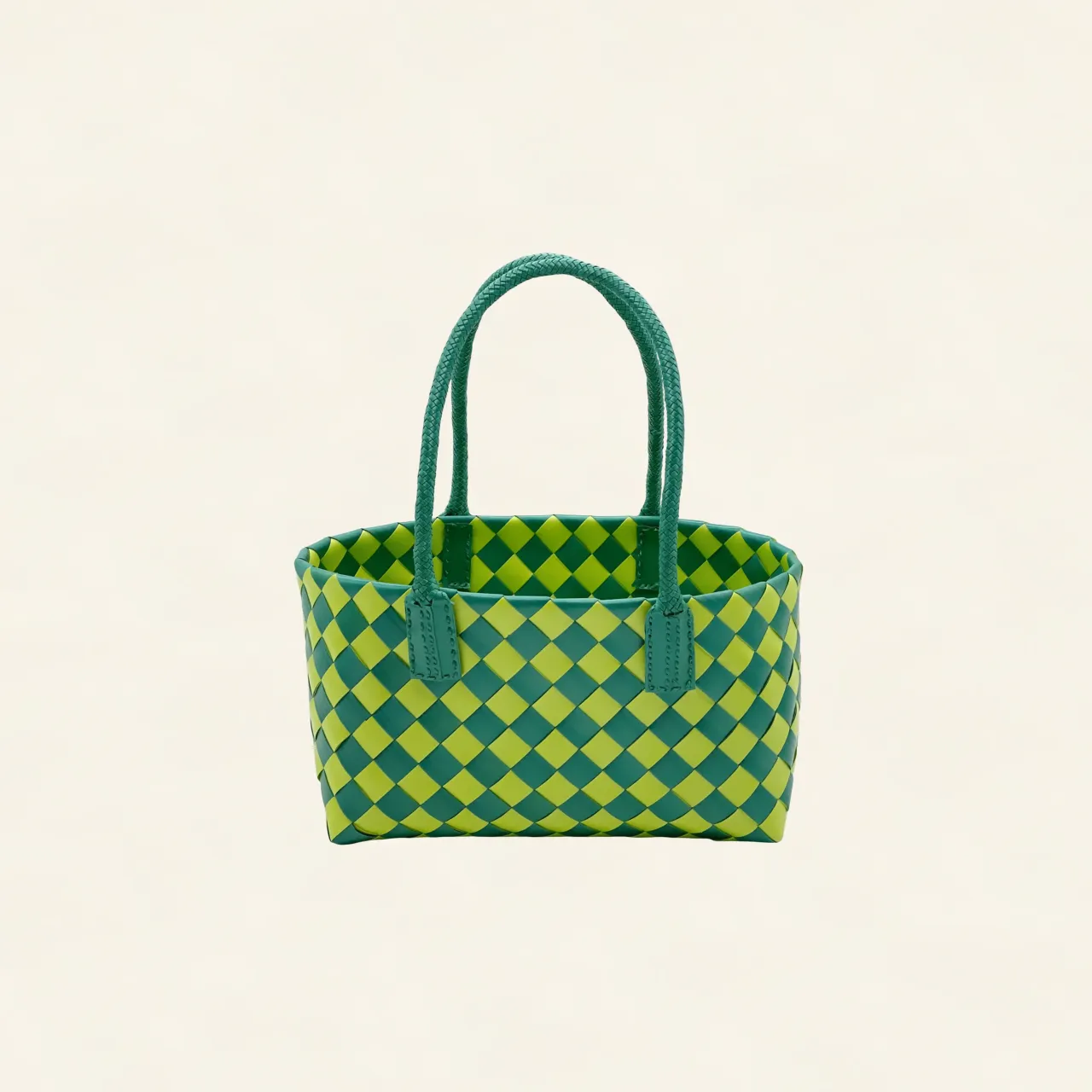 Prototype VII | Sap Green × Forest Green | Diamond Lattice 6-Cell | Front-001 | PP Band Craft | Alaudae Japan