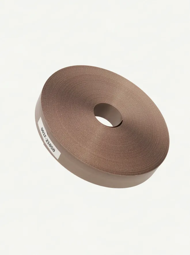 Fortuna Pearl Dark Sepia 21mm | Front View-001 | PP Band for Crafting | Alaudae Japan