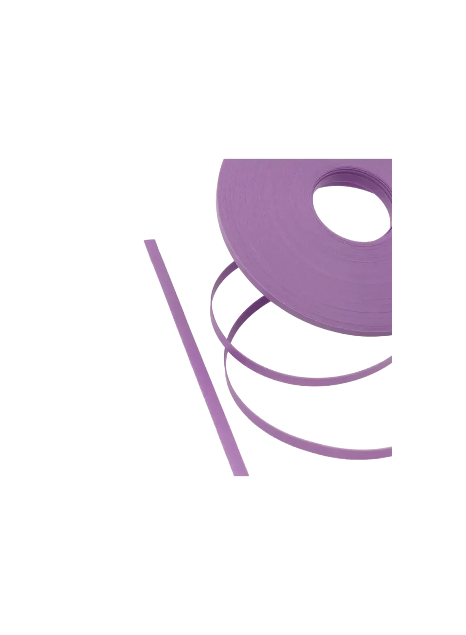 Close-up of 6mm PP Strap *Aster Violet* - Texture and Pearl Luster Finish | store.alaudae.jp