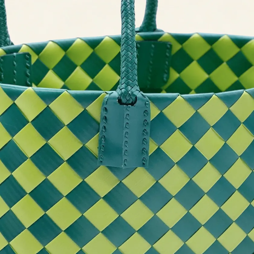 Prototype VII | Sap Green × Forest Green | Diamond Lattice 9-Cell | Bottom-009 | PP Band Craft | Alaudae Japan