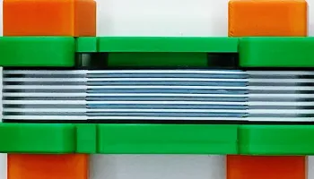 15 spacers seen from directly above