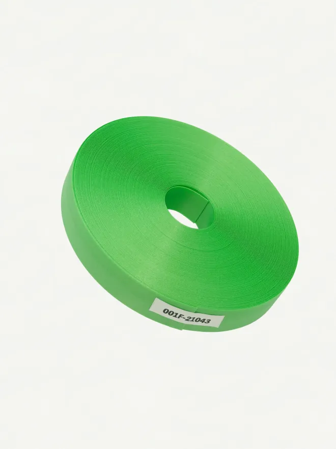 Fortuna Pearl Mint Green 21mm | Front View-001 | PP Band for Crafting | Alaudae Japan