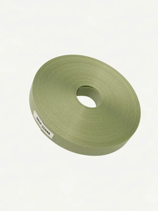 Fortuna Pearl Sage Grey 21mm | Front View-001 | PP Band for Crafting | Alaudae Japan