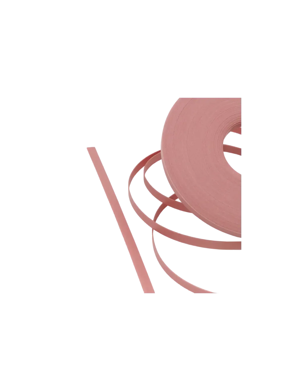 Close-up of 6mm PP Strap *Muted Rose* - Texture and Pearl Luster Finish | store.alaudae.jp