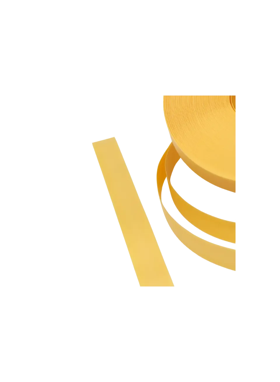 PPバンド21mm *きいろ* テープの質感・厚み・光沢の確認 | store.alaudae.jp