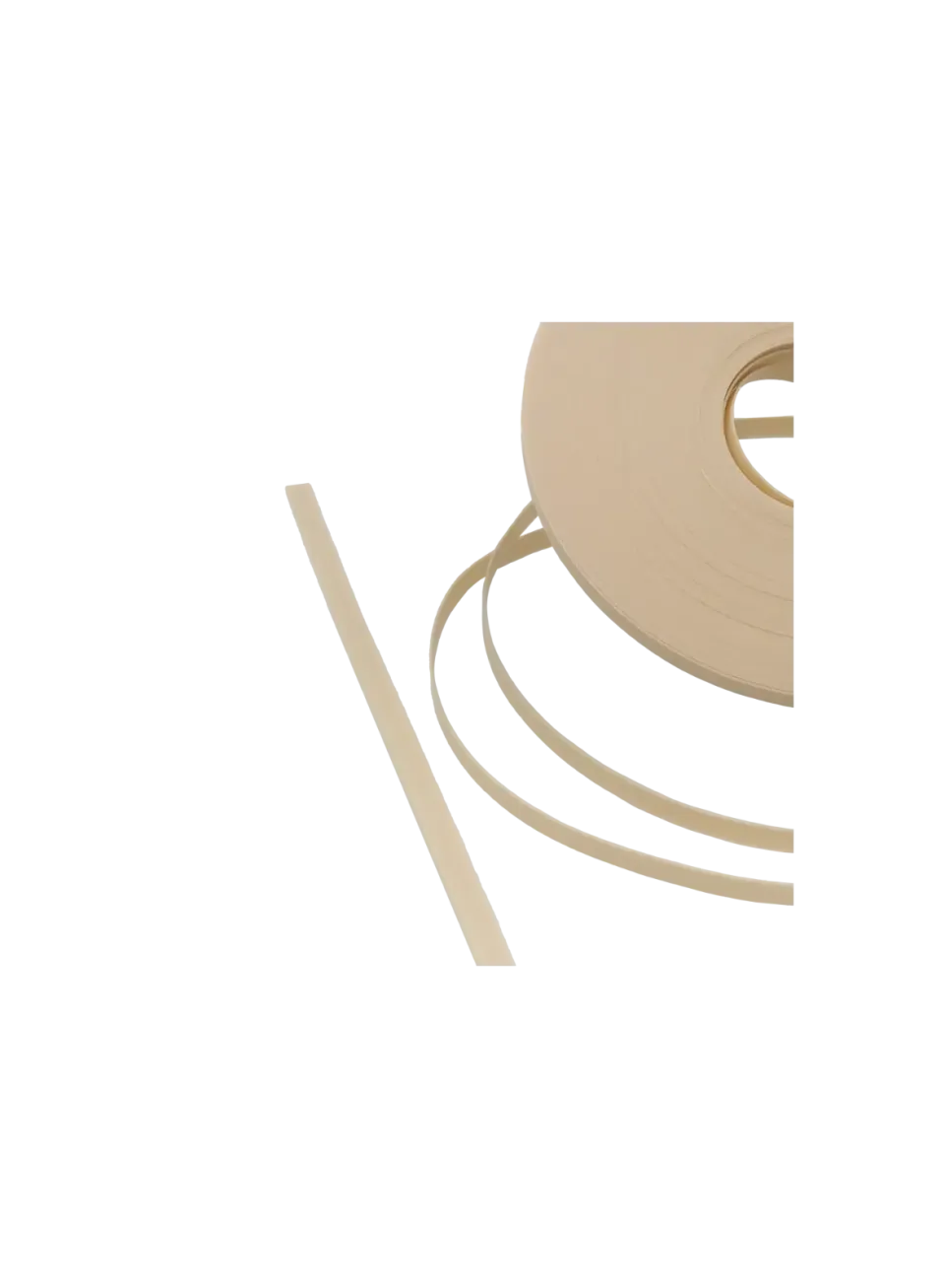 Close-up of 6mm PP Strap *Ash White* - Texture and Pearl Luster Finish | store.alaudae.jp