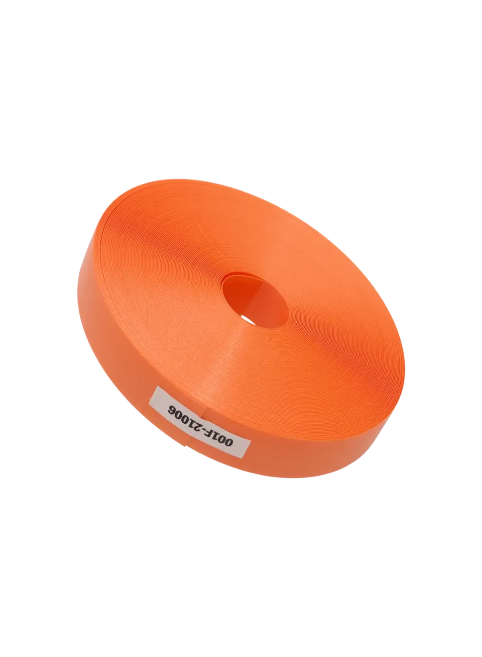 プラカゴ編み材料 21mm幅PPバンド *だいだいいろ* 27M巻の形状 | store.alaudae.jp