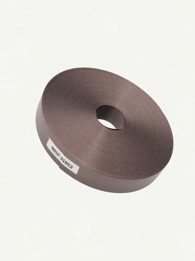Fortuna Pearl Iron Black 21mm | Front View-001 | PP Band for Crafting | Alaudae Japan
