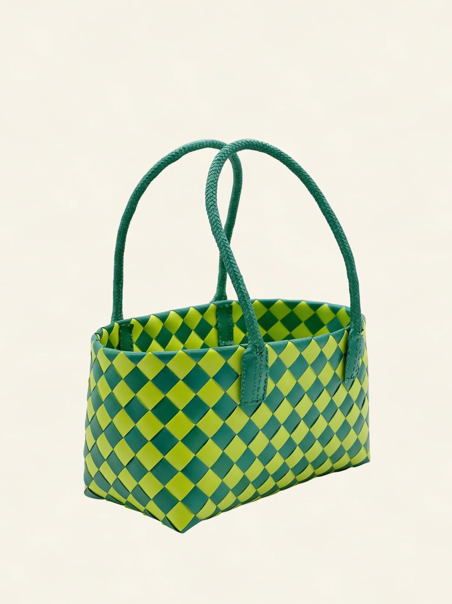 Prototype VII | Sap Green × Forest Green | Diamond Lattice 6-Cell | Angle-009 | PP Band Craft | Alaudae Japan