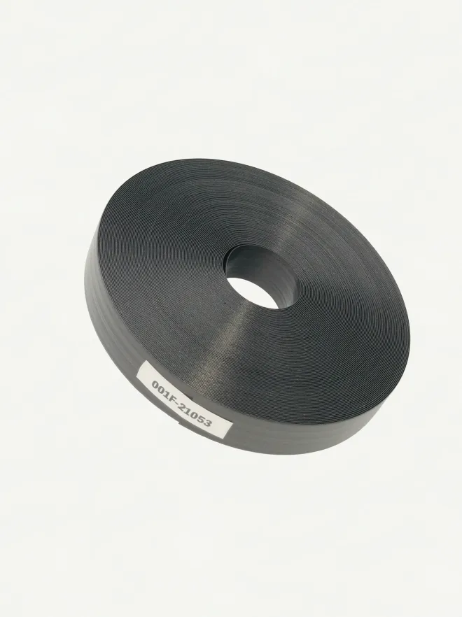 Fortuna Pearl Jet Black 21mm | Front View-001 | PP Band for Crafting | Alaudae Japan