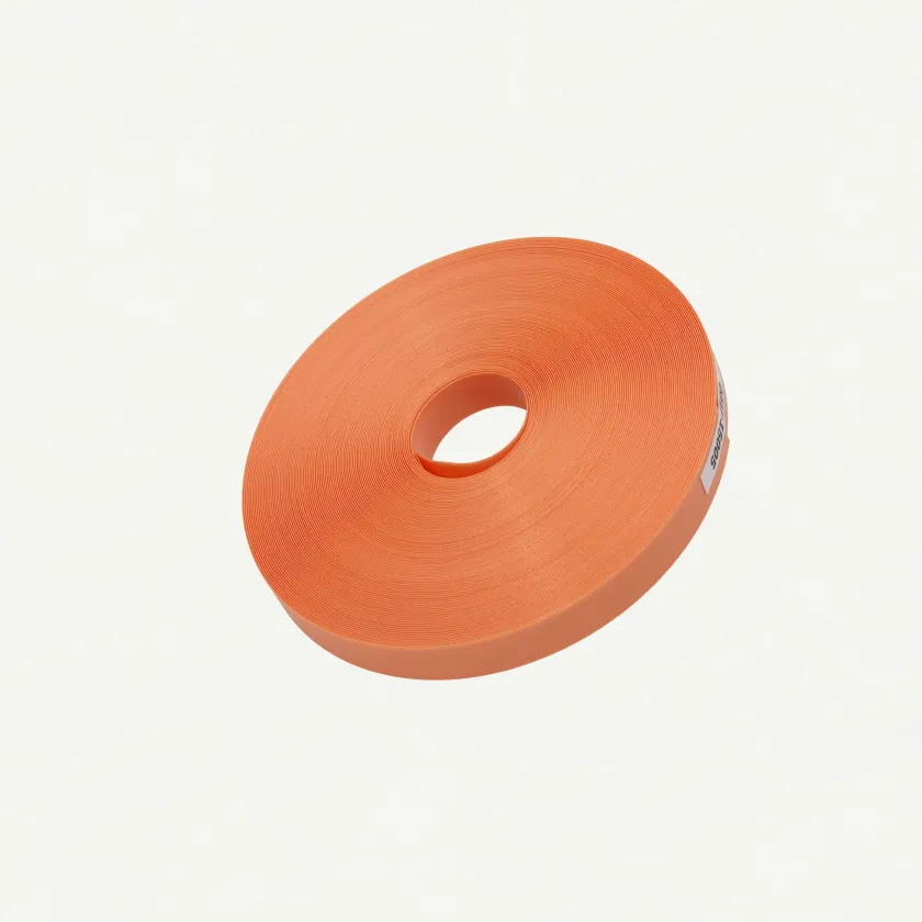 Fortuna Pearl Persimmon Orange 15mm | 27m Roll-003 | PP Band for Crafting | Alaudae Japan